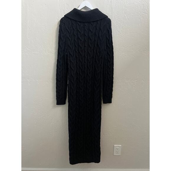 EUC $1995 Brock Collection Black Cashmere Tanya Duster Cardigan Sweater - Picture 3 of 7